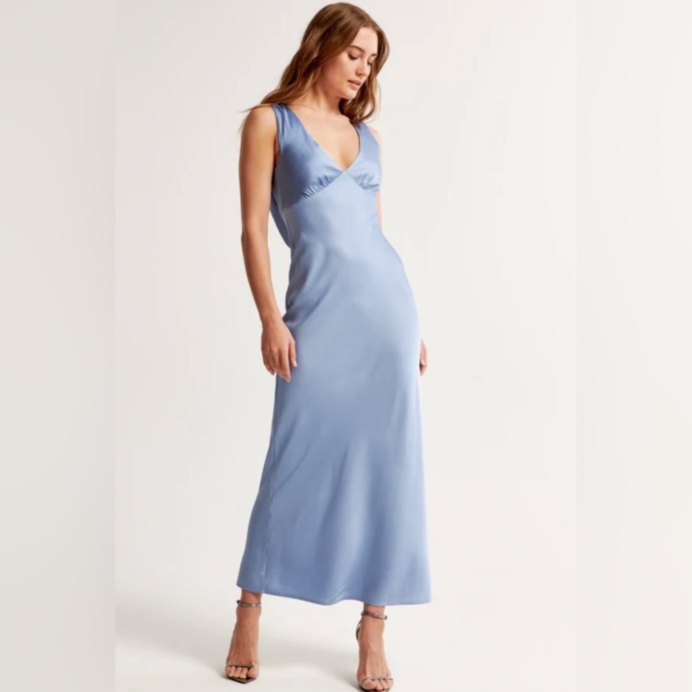 Abercrombie & Fitch Olive Green Maxi Dress